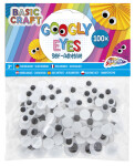 Nalepovací, pohyblivá očíčka černobílá - Craft Creative