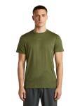 ICEBREAKER Mens Merino 150 Tech Lite SS Tee 3D Mapping, Sphagnum velikost: XL