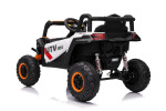 Mamido Elektrické autíčko Buggy Madman bílé | UTV-MX 4x4 | EVA kola | 12V 10Ah | EKO kůže