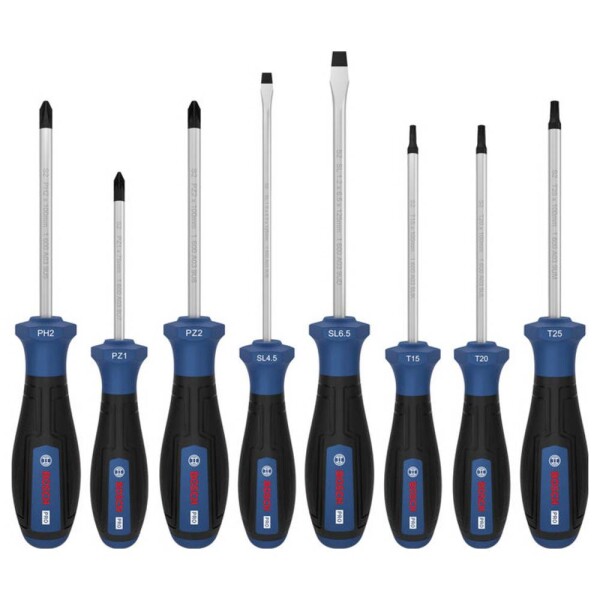 Bosch Professional 1600A039PF sada šroubováků, PH, PZ, TX, plochý, 8dílná, 1600A039PF