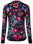 MTB dres CYCOLOGY Secret Garden, Black, dámský, dlouhý rukáv (Motiv Secret Garden, velikost XXL)