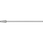 PFERD 21214183 frézovací kolík tvrdokov Špičatý kužel Délka 41 mm Vnější Ø 3 mm Pracovní délka 11 mm Ø hřídele 3 mm 1 ks