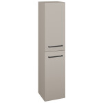 Dřevojas - Vysoká skříň s košem na prádlo DOS SVD2K 35 - N07 Stone / Úchytka T06 / N07 Stone / Pravé 210953HP