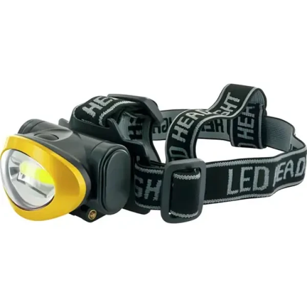 Schwaiger WLED40 511 černá/žlutá / Čelovka / COB LED / 120 lm / IPX4 (WLED40511)