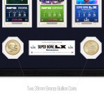 Obraz Seattle Seahawks NFL Road to Super Bowl LX Tickets Bronze Coins