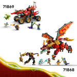 LEGO LEGO® NINJAGO® 71868 Wyldfyre a transformační dračí oblek