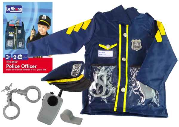 Mamido Kostým policista Doplňky Karnevalový odznak