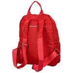 Stylový dámský textilní batoh Dinara, červený