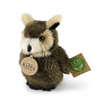 Plyšový pták sova/výr 13 cm, ECO-FRIENDLY