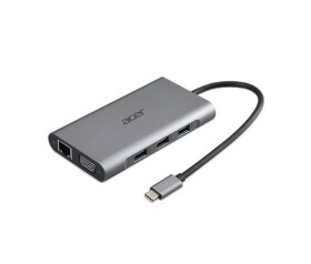 ACER 12v1 Type C dongle: 2 x USB3.2, 2 x USB2.0, 1x SD/TF, 2 x HDMI, 1 x PD, 1 x DP, 1 x RJ45, 1 x 3.5 Audio EDF_1129046