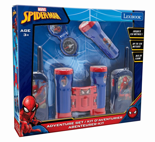 Lexibook Spiderman set vysílačky, dalekohled, baterka, kompas - Alltoys Lexibook