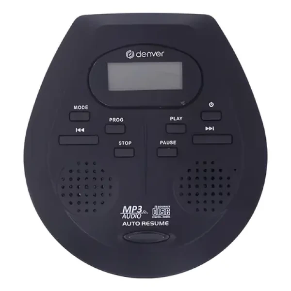 Denver DMP-395B černá / Přenosný CD přehrávač / Discman (111181111110)