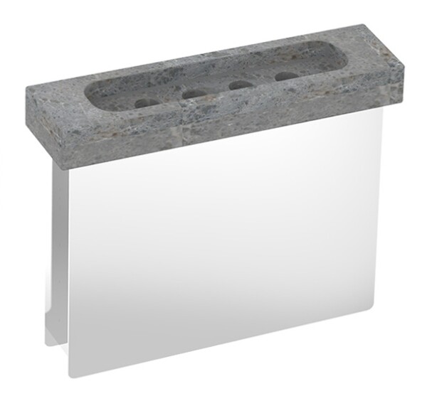 Obdelníkový saunový zvlhčovač do kamen 1,3l CHC176025L