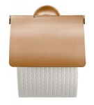 DURAVIT - Starck T Držák toaletního papíru s krytem, kartáčovaný bronz 0099400400