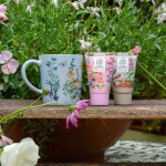 HEATHCOTE & IVORY Mini krémy na ruce + hrnek In The Garden, multi barva, keramika