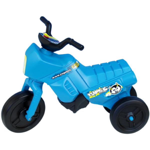 Odrážedlo Enduro Yupee tyrkysové malé 12m+