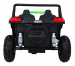 Mamido Dětské elektrické autíčko Buggy UTV Strong 24V nafukovací kola zelené