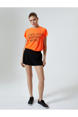 Koton Sports T-Shirt Comfort Fit Printed Short Sleeve Crew Neck