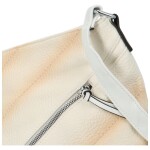 Trendy dámská koženková crossbody kabelka Ewoona, bílá