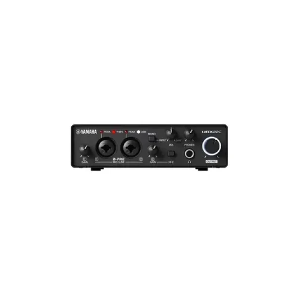 Yamaha URX22C černá / Audio/MIDI rozhraní / USB 3.0 / 2x XLR combo / 32 bit / 192 kHz (VHX7540)