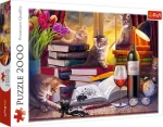 TREFL Puzzle Kočičí večer