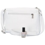 Stylová dámská kožená crossbody Robertina, bílá