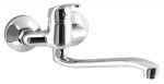 AQUALINE 35 nástěnná baterie, rozteč 100, ramínko ploché zvýšené, chrom 52032