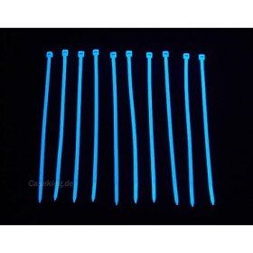 BitsPower Sada stahovacích pásků 120mm UV modrá / 20 ks (BP-UVCT-BL)