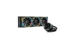 DEEPCOOL LM360 ARGB černá / AIO vodní chladič CPU / 3x 120mm / 2.4" IPS displej / AMD + Intel (R-LM360-BKDMMC-1)