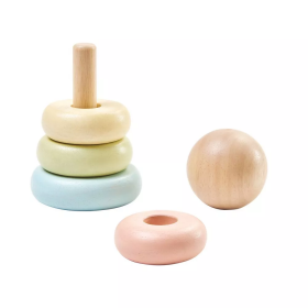 PlanToys PlanToys Stohovací kroužky (pastelové)
