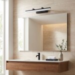 Koupelnové nástěnné LED svítidlo APP1878-1W 40cm BLACK OSW-66033