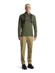 ICEBREAKER Mens Merino 400 RealFleece Grid LS Half Zip, Dark Loden (vzorek) velikost: M
