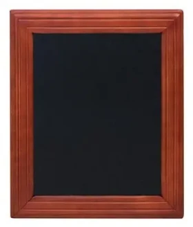 Securit UNIVERSAL Tabule na popis křídou mahagony / Nástěnná tabule / 30x40 cm / Lakovaná (WBU-M-30)
