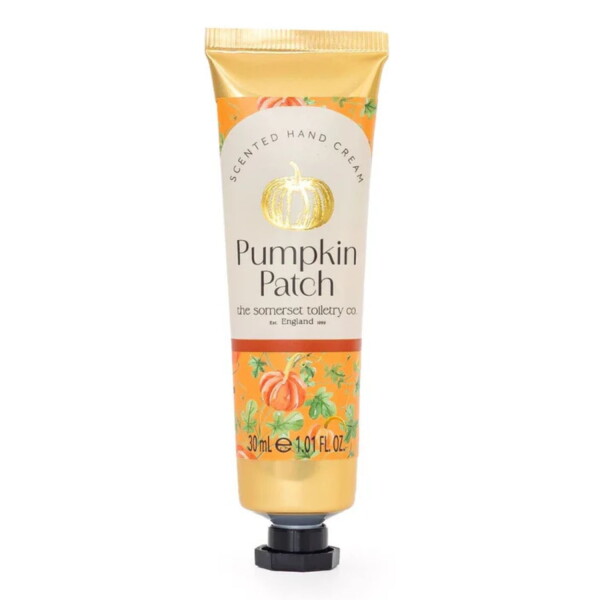 Somerset Toiletry Krém na ruce Pumpkin Patch 30 ml, zlatá barva, kov, plast
