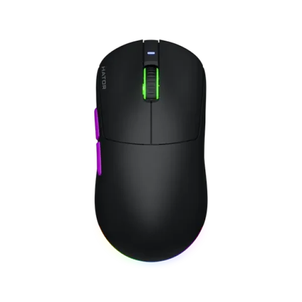 Hator HTM-770 Quasar 3 ULTRA 8K černá / herní bezdrátová myš / optická / 30000 DPI / 6 tlačítek / 2.4GHz / Bt / USB (HTM-770)