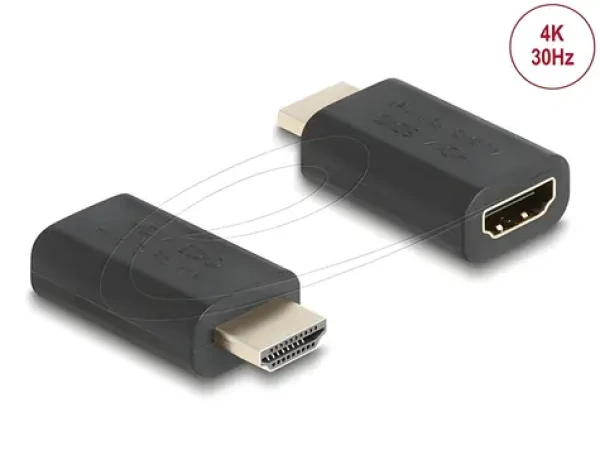 DeLock HDMI EDID Emulátor / Adaptér / 4K / Surround Sound (64325)