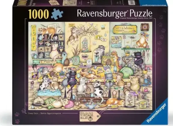 RAVENSBURGER Puzzle Vintage Crazy Cats č.20
