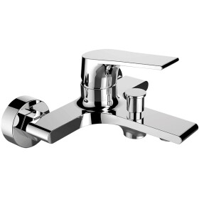 Laveo - Plato - nástěnná vanová baterie bez příslušenství, chrom BLY_010D