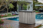 KETER skříňka Deco Horizontal Store it out 1150 L - STORM GREY