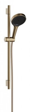 HANSGROHE - Rainfinity Set sprchové hlavice, tyče a hadice, 3 proudy, kartáčovaný bronz 28745140
