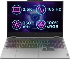 Lenovo LOQ 15IRX10 šedá / 15.6" WQHD / Intel Core i7-13700HX / 32GB / 1TB SSD / RTX 5060 8GB / Bez OS (83JE00UMCK)