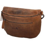 Módní dámská kožená kabelko-ledvinka GW Galatea, camel