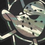 47 Brand Pánská mikina Anaheim Ducks NHL Fisherman Camo Burnside Hoodie Velikost: S