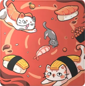 Dark Project Sushi Cats Pro L / Herní podložka pod myš (DPMP_SUCATS_PRO_L)