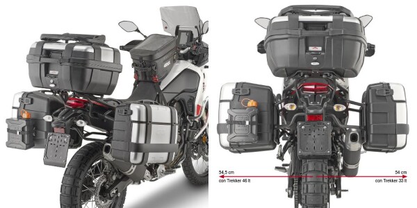 Plo2145Mk trubkový nosič bočních kufrů PL One-Fit pro Yamaha XT 700 Z Ténéré (19-24)