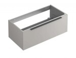 KLUDI - Icos Umyvadlová skříňka, 100x50x35 cm, 1 zásuvka, matná písečně šedá 50S100O2