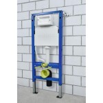 GEBERIT DuofixBasic s matným tlačítkem DELTA21 + WC CERSANIT INTRO PRO OVAL /VÍROVÉ SPLACH/+ SEDÁTKO 458.103.00.2 21MA IR1