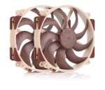 NOCTUA Ventilátor NF-A14x25r-G2-PWM-Sx2-PP, 2x 140mm, hnědá EDF_1074140
