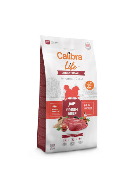Calibra Dog Life Adult Small Fresh Beef Hmotnost balení: 6 Kg