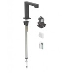 GEBERIT - Brenta Elektronická umyvadlová baterie, napájení z generátoru, easy to clean, matná černá 116.196.14.1